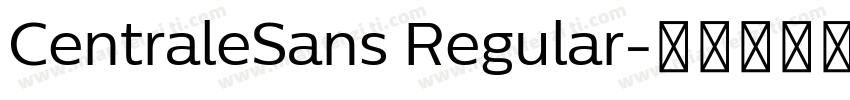 CentraleSans Regular字体转换